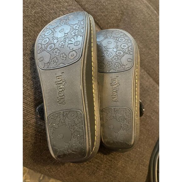 Alegria Womens Multicolor Paloma Hearts Leather Mary Jane Shoes Size 38 - Picture 9 of 10